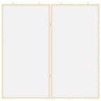 Info-Tafel Weiß 100 x 100 x 1,4 cm Massivholz Kiefer