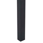 Esszimmerstuhl 2 pcs Kubu Rattan Schwarz gewaschen