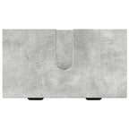 Badezimmermöbel-Set 2 pcs Beton Grau Sperrholz und Metall