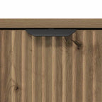 Badezimmermöbel-Set 2 pcs Artisan-Eiche Sperrholz und Metall