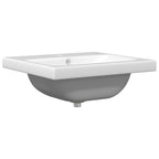 Badezimmermöbel-Set 2 pcs Schwarz Eichen-Optik Holzwerkstoff