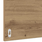 Badezimmermöbel-Set 2 pcs Artisan-Eiche und Weiß Holzwerkstoff