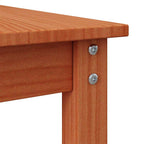 Couchtisch Wachsbraun 50 x 50 x 45 cm Massivholz Kiefer