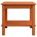 Couchtisch Wachsbraun 50 x 50 x 45 cm Massivholz Kiefer