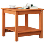 Couchtisch Wachsbraun 50 x 50 x 45 cm Massivholz Kiefer
