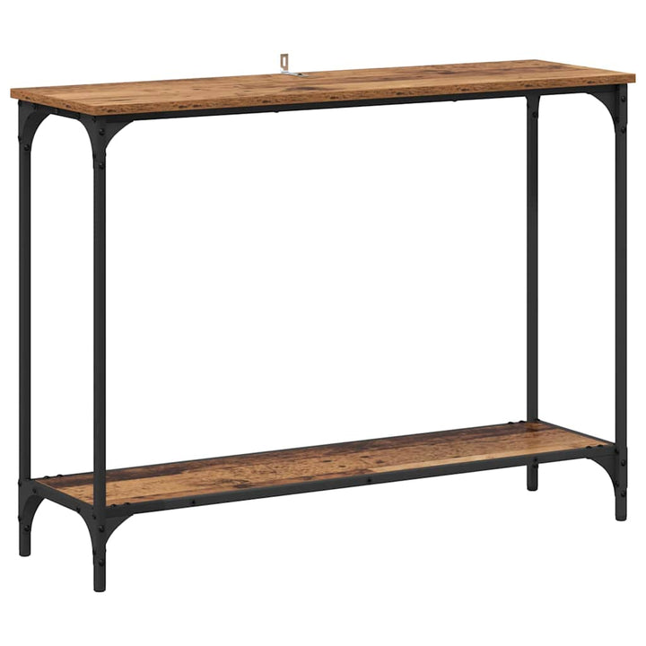 Konsolentisch Altholz 101 x 30.5 x 75 cm Holzwerkstoff