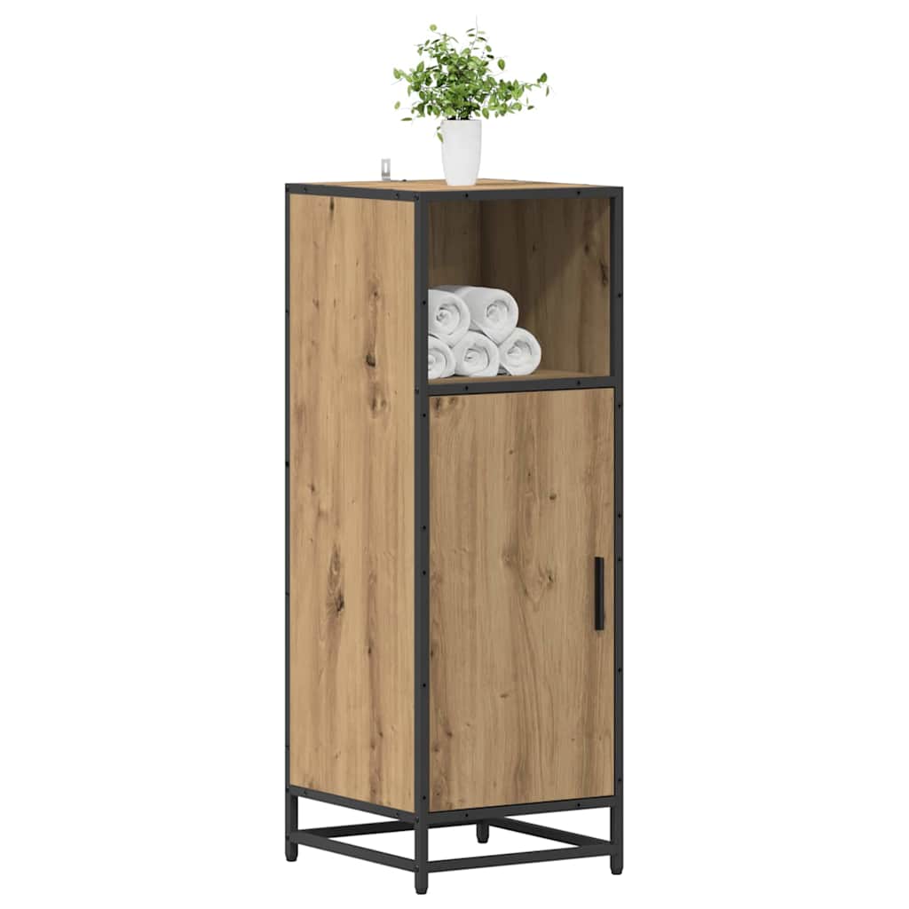 Badezimmermöbel-Set mit Regal Artisan-Eiche 35 x 37,5 x 100 cm