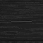 Badezimmermöbel-Set Schwarz Eichen-Optik 35 x 37,5 x 166 cm