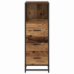 Badezimmermöbel-Set Altholz 35 x 37,5 x 100 cm Holzwerkstoff