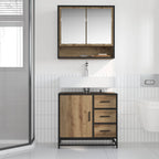 Badezimmerschrank Artisan-Eiche 65 x 33 x 60 cm Holzwerkstoff