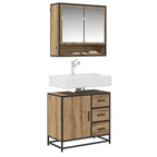 Badezimmerschrank Artisan-Eiche 65 x 33 x 60 cm Holzwerkstoff