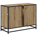 Badezimmerschrank Artisan-Eiche 80 x 33 x 60 cm Holzwerkstoff