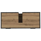 Badezimmerschrank Artisan-Eiche 80 x 33 x 60 cm Holzwerkstoff