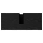 Badezimmerschrank mit Tür Schwarz Eichen-Optik 80 x 33 x 60 cm