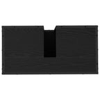 Badezimmerschrank mit Tür Schwarz Eichen-Optik 65 x 33 x 60 cm