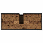 Badezimmerschrank mit Tür Altholz 80 x 33 x 60 cm Holzwerkstoff