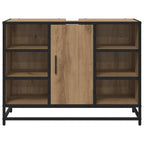 Badezimmerschrank Artisan-Eiche 80 x 33 x 60 cm Holzwerkstoff