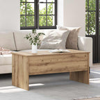 Couchtisch Artisan-Eiche 102 x 50,5 x 46,5 cm Holzwerkstoff