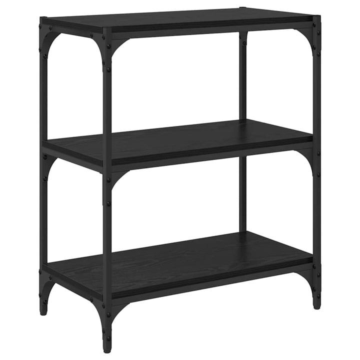 Bücherregal Schwarze Eiche 60 x 33 x 71 cm Holzwerkstoff