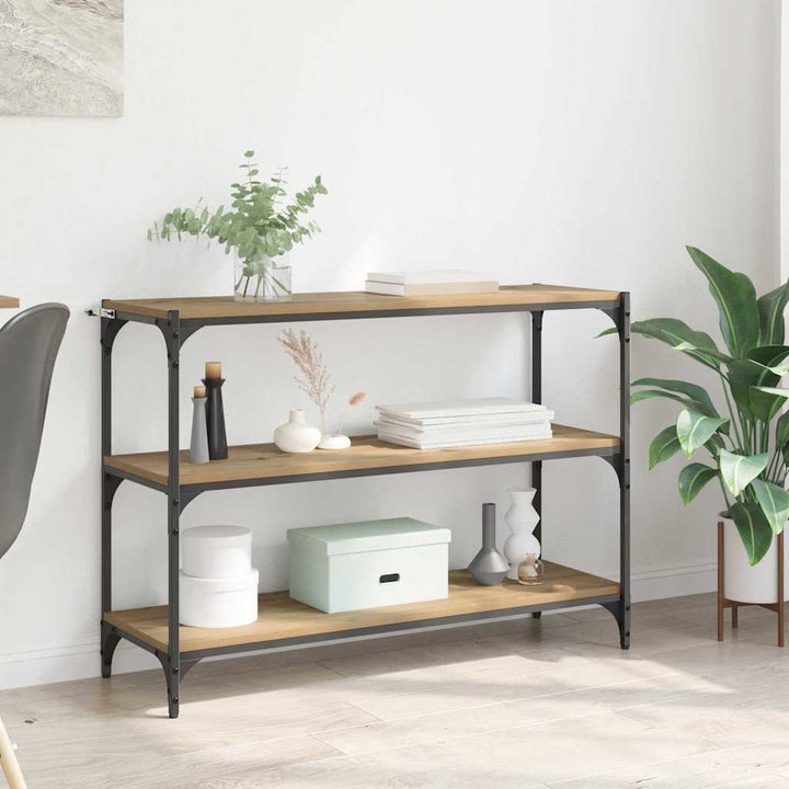 Bücherregal Eiche handwerklich 100 x 33 x 71 cm Holzwerkstoff