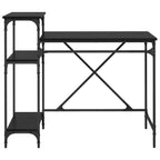 Schreibtisch Schwarz Eichen-Optik 105 x 50 x 90 cm