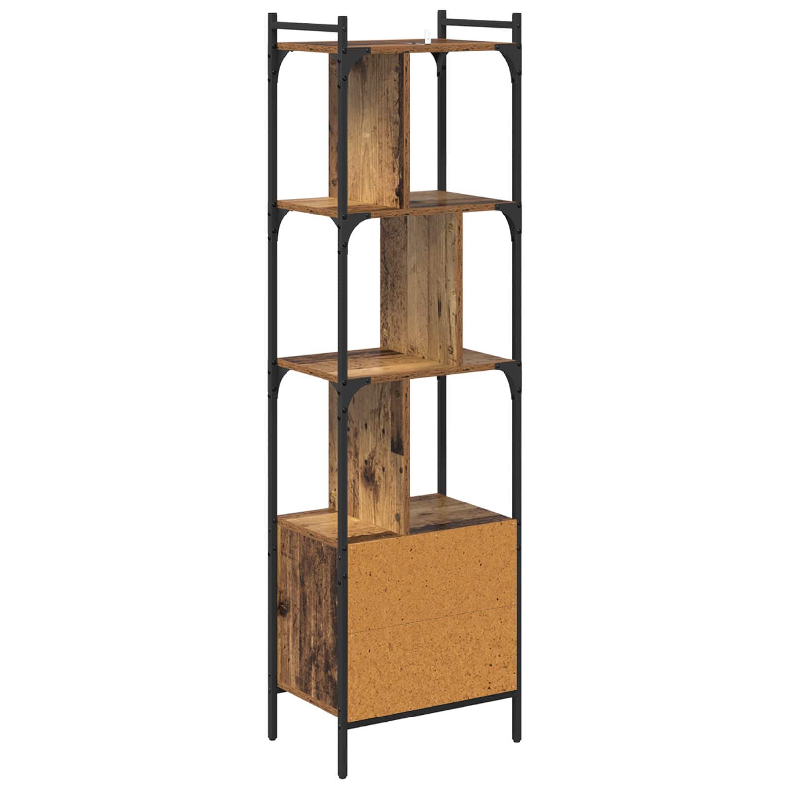 Bücherregal Altholz 44,5 x 30 x 154,5 cm Holzwerkstoff