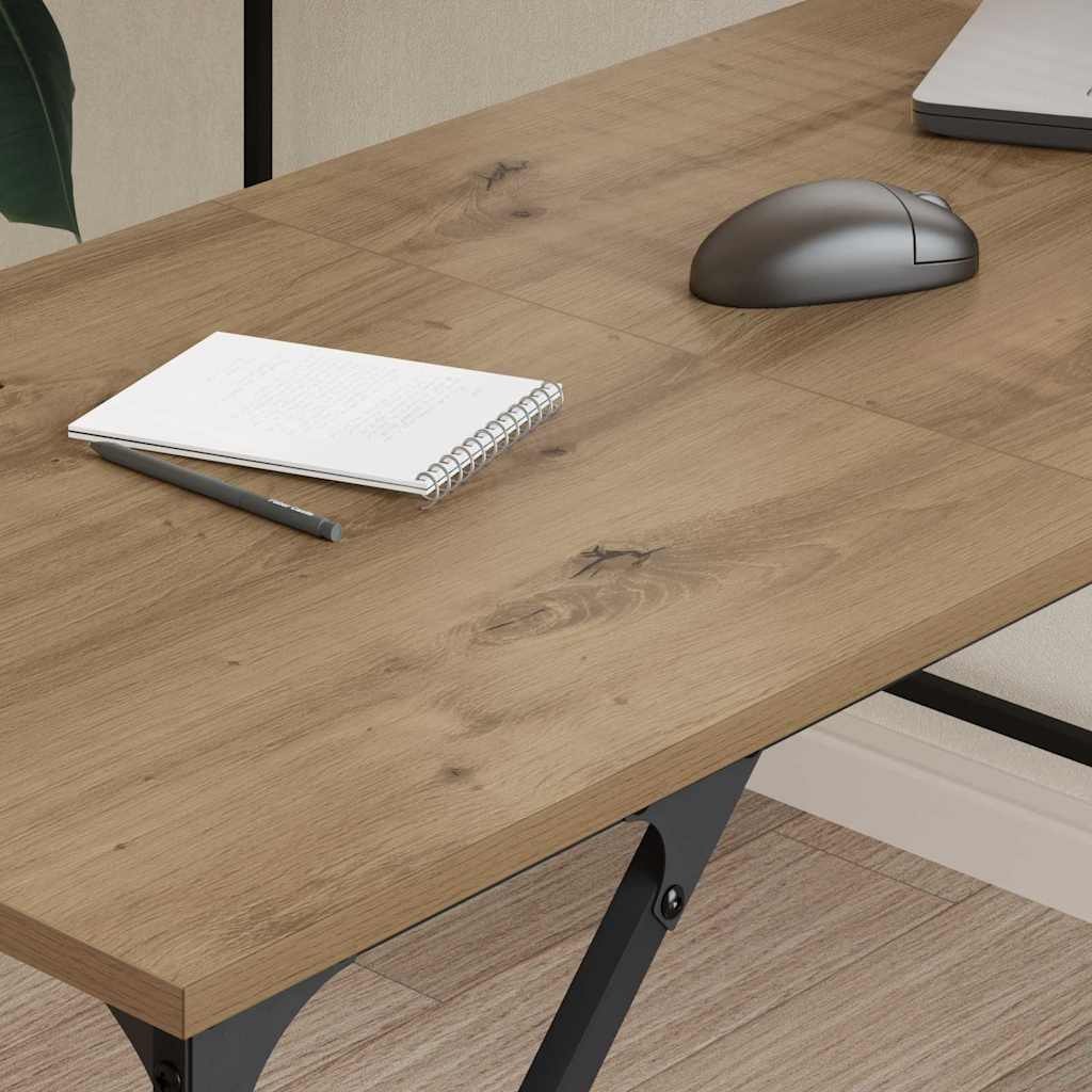 Schreibtisch Artisan-Eiche 149 x 149 x 75 cm Holzwerkstoff