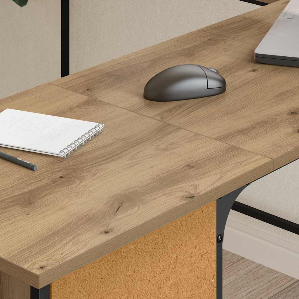 Schreibtisch Artisan-Eiche 141 x 141 x 75 cm Holzwerkstoff