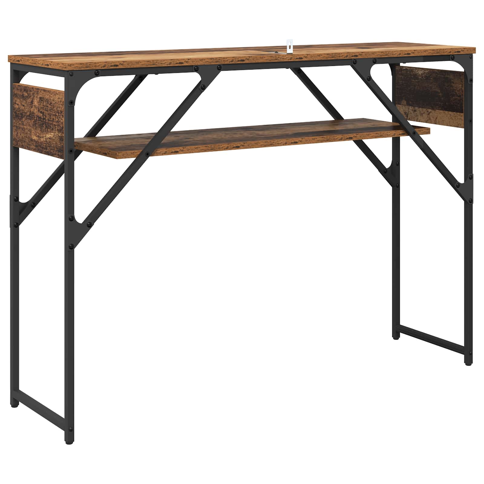 Konsolentisch Altholz 105x30x75cm Holzwerkstoff