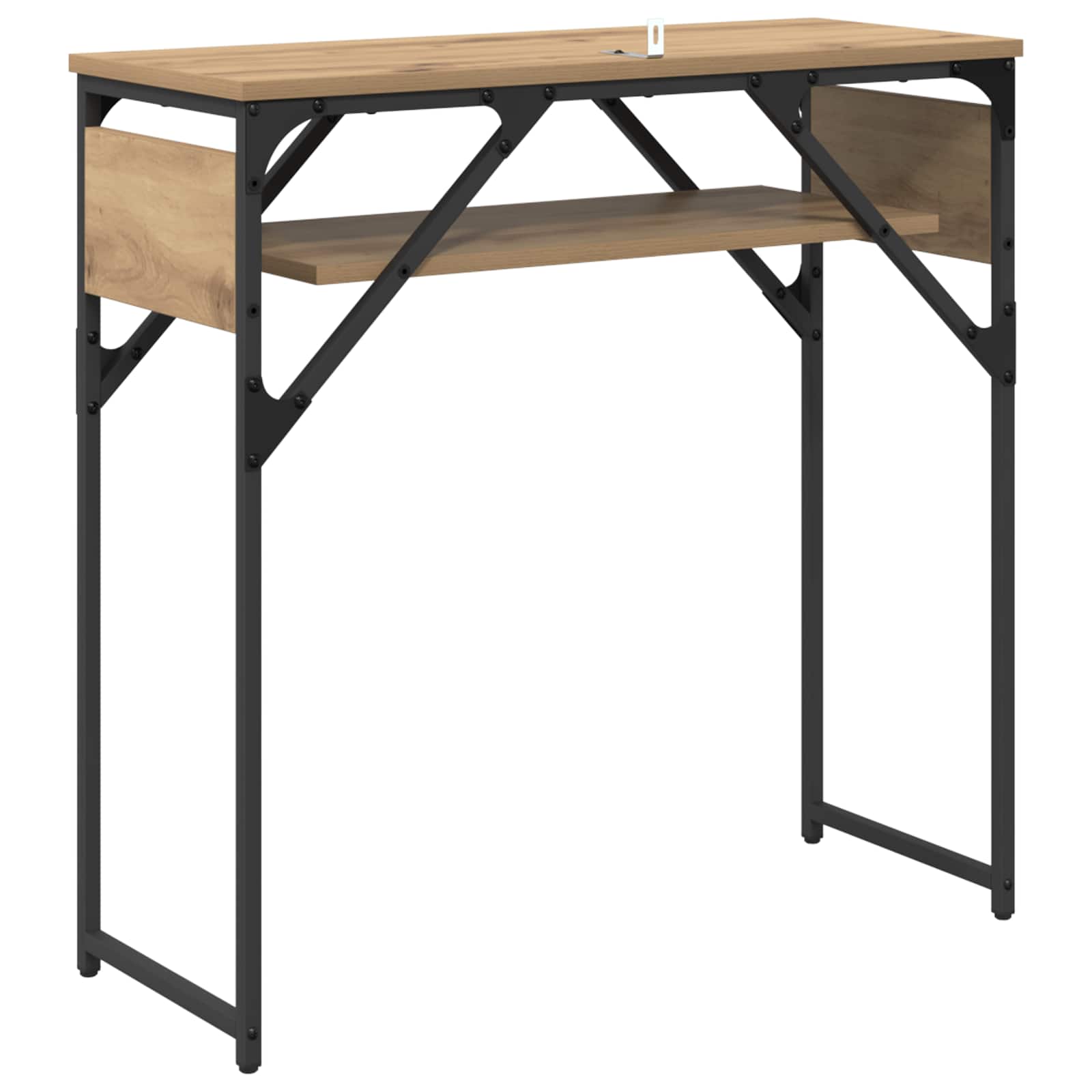 Konsolentisch Artisan-Eiche 75x30x75cm Holzwerkstoff