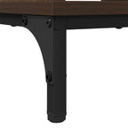 Couchtisch Braun Eichen-Optik 90 x 49 x 46 cm Holzwerkstoff