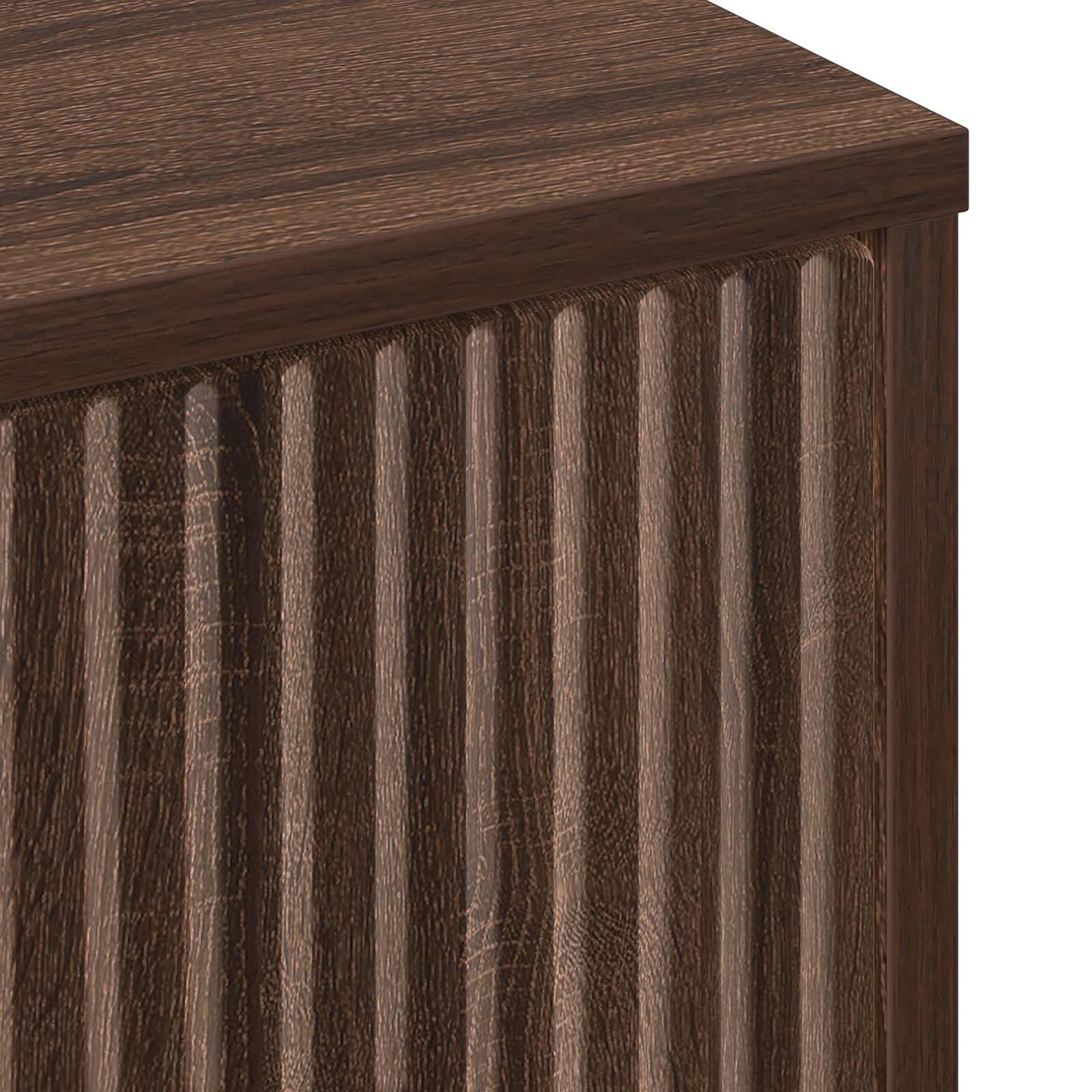 Couchtisch Braun Eichen-Optik 90 x 49 x 46 cm Holzwerkstoff