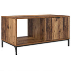 Couchtisch mit Schubladen Altholz 90 x 49 x 46 cm Holzwerkstoff