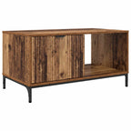 Couchtisch mit Schubladen Altholz 90 x 49 x 46 cm Holzwerkstoff