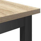 Esstischbank 2 pcs Sonoma-Eiche 100 x 32,5 x 48,5 cm