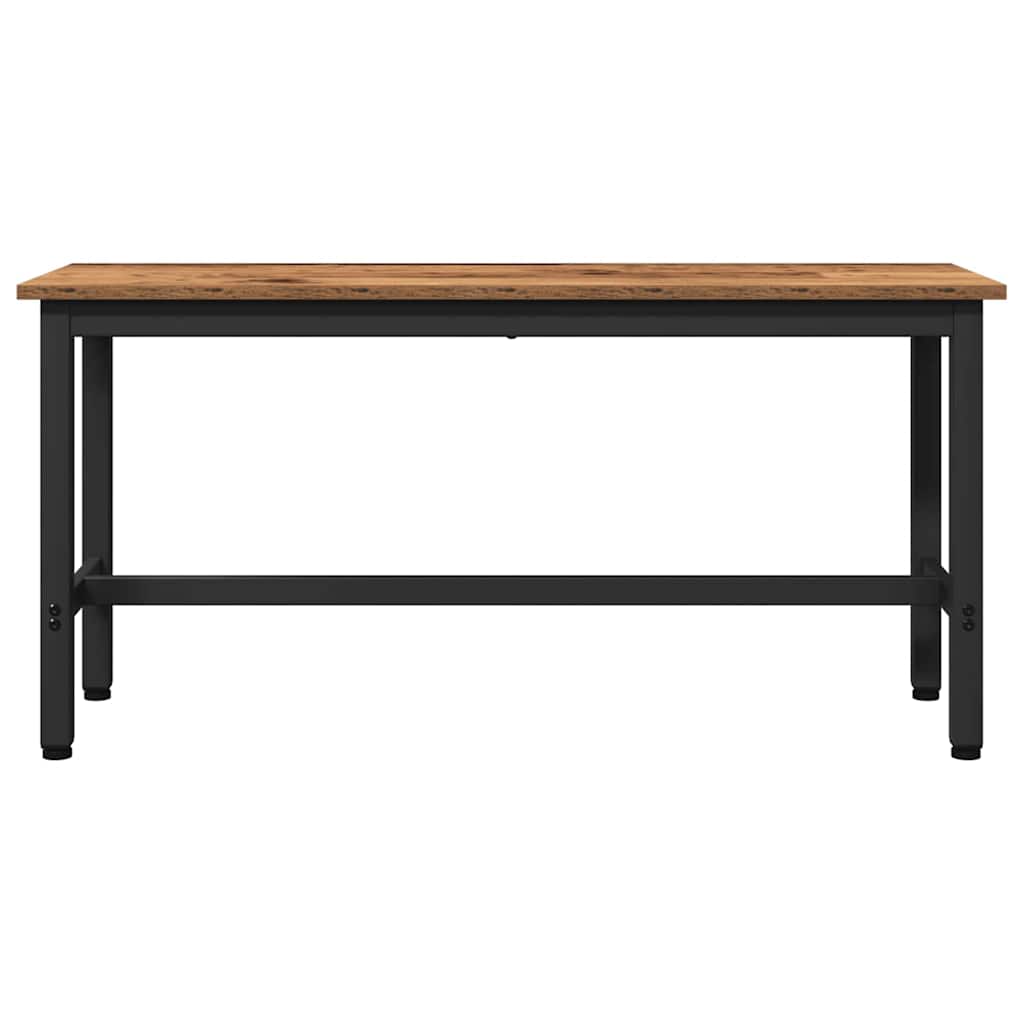 Esstischbank 2 pcs Altholz 100 x 32,5 x 48,5 cm