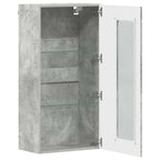 Holzschrank Beton Grau 50 x 29 x 100 cm Holzwerkstoff