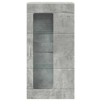 Holzschrank Beton Grau 50 x 29 x 100 cm Holzwerkstoff