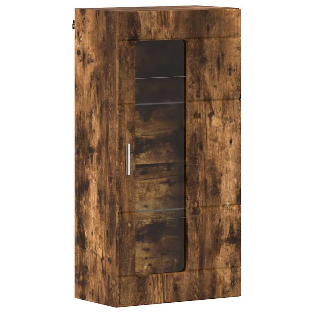 Holzschrank Geräucherte Eiche 50 x 29 x 100 cm Holzwerkstoff