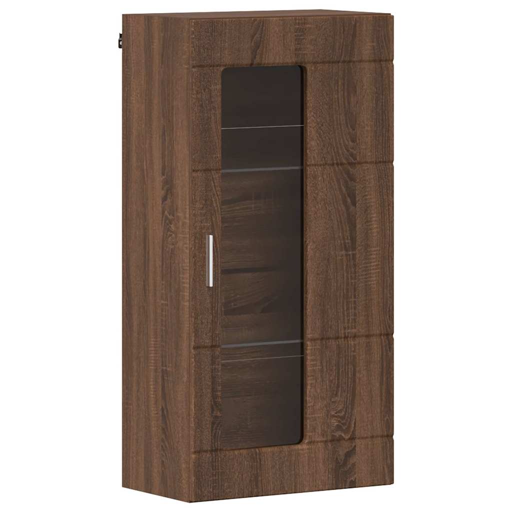 Holzschrank Braun Eichen-Optik 50 x 29 x 100 cm Holzwerkstoff