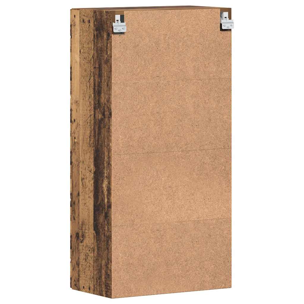 Holzschrank mit Speicher Altholz 50 x 29 x 100 cm Holzwerkstoff