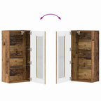 Holzschrank mit Speicher Altholz 50 x 29 x 100 cm Holzwerkstoff