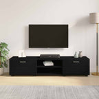 Holzschrank Wandmontiert Schwarz 150 x 39 x 30 cm Holzwerkstoff
