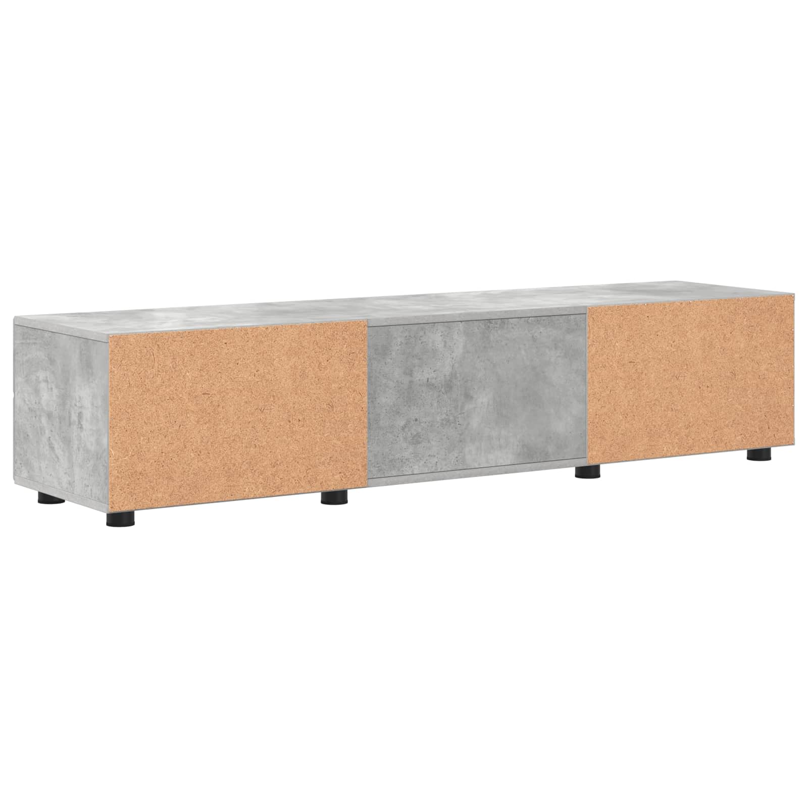 Holzschrank Hochglanz Weiß 150 x 39 x 30 cm Holzwerkstoff