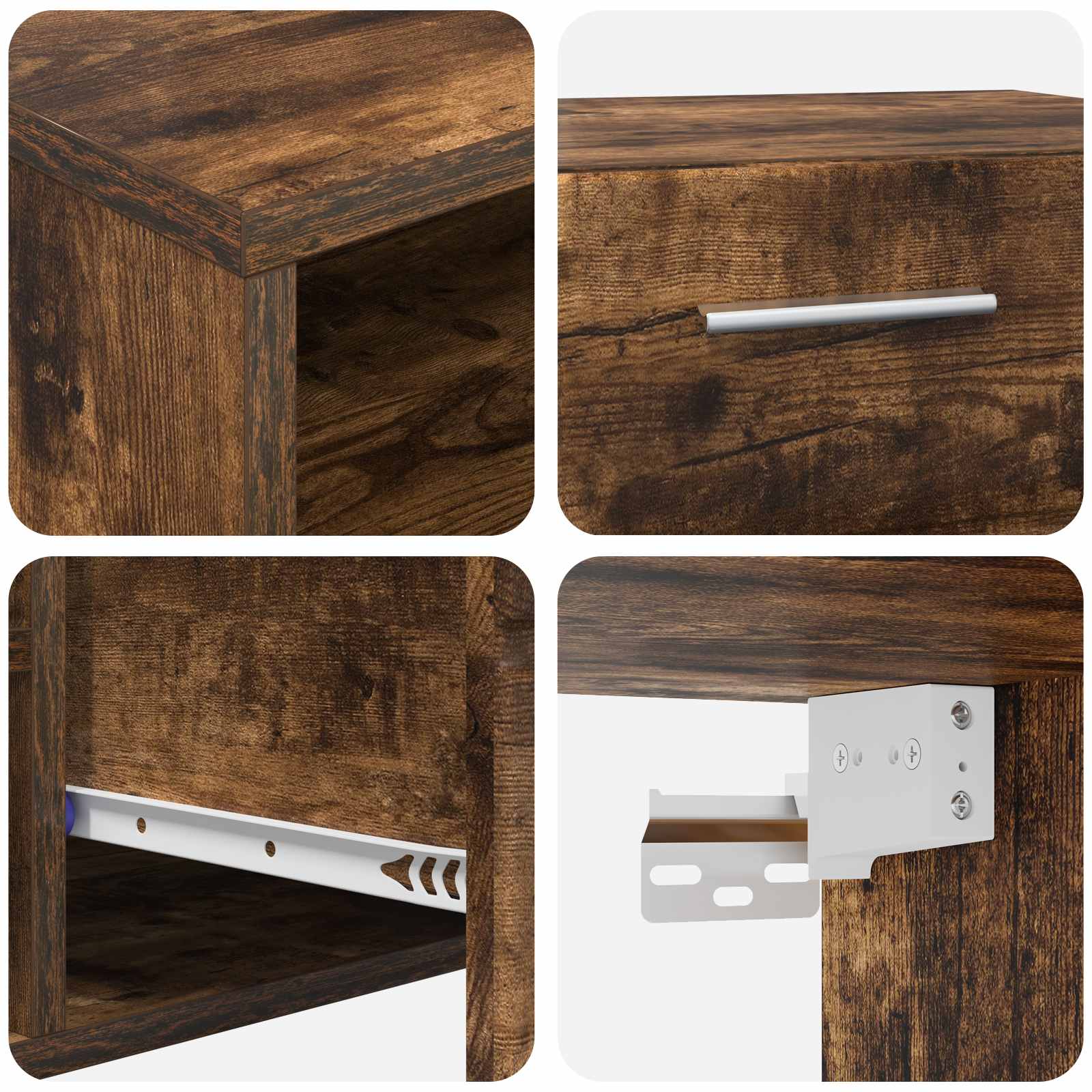 Holzschrank Geräucherte Eiche 150 x 39 x 30 cm Holzwerkstoff