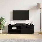 Holzschrank Schwarz 100,5 x 39 x 30 cm Holzwerkstoff
