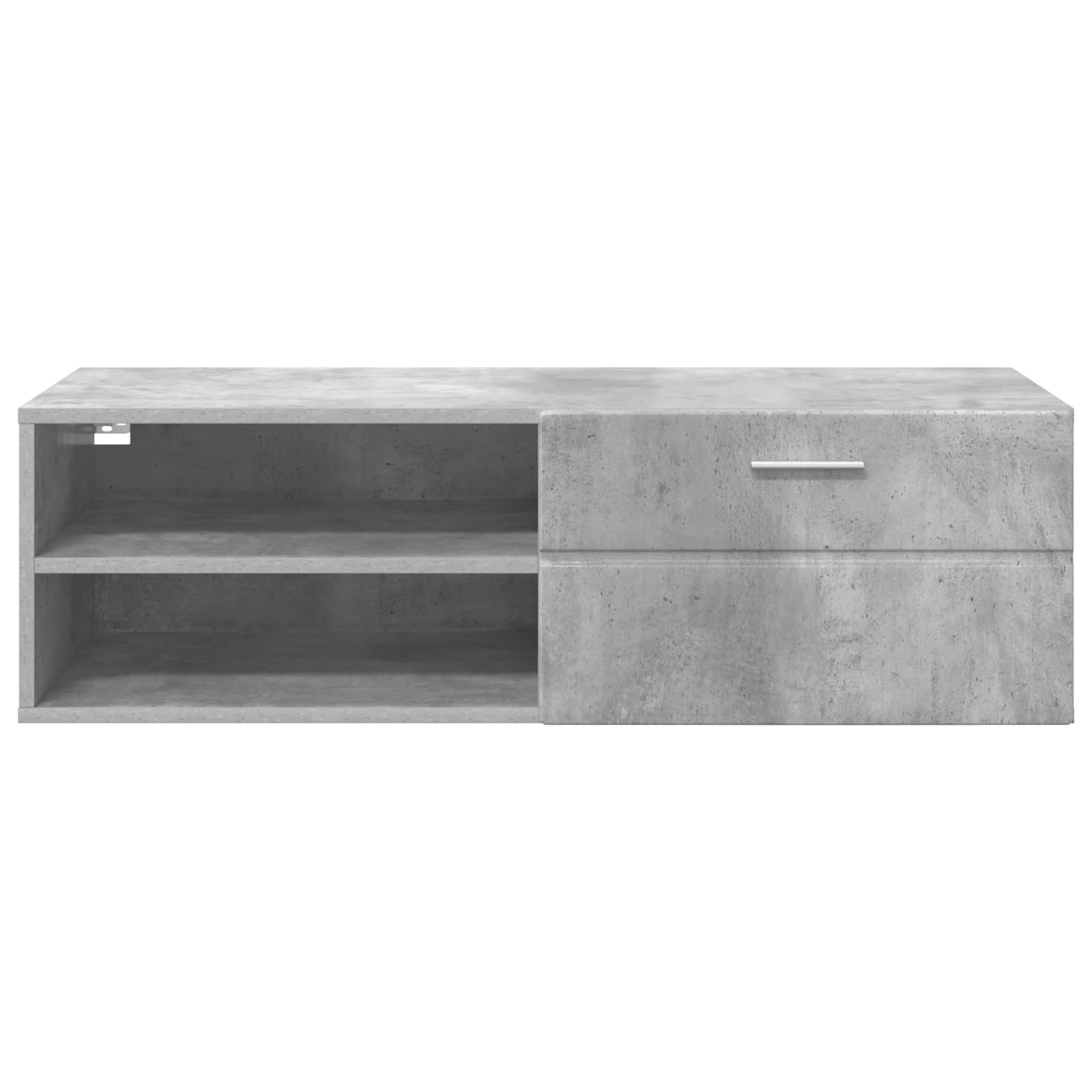 Holzschrank Hochglanz Weiß 100,5 x 39 x 30 cm Holzwerkstoff