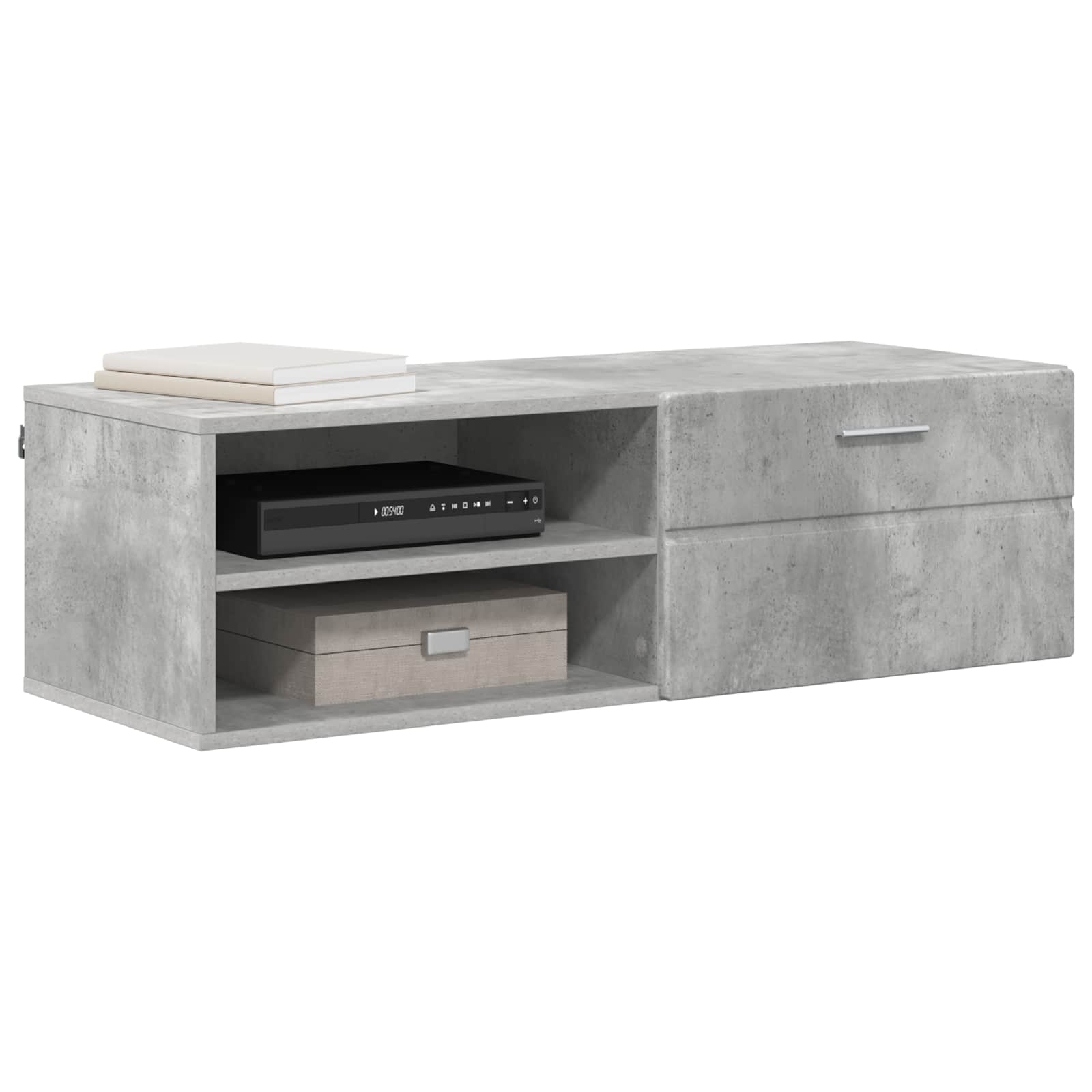 Holzschrank Hochglanz Weiß 100,5 x 39 x 30 cm Holzwerkstoff