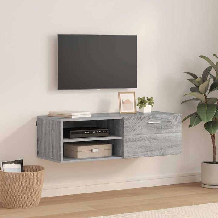 TV-Schränk Grau Sonoma 100.5 x 39 x 30 cm Holzwerkstoff