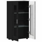 Sideboard FLORIN Schwarz 55,5 x 29 x 100 cm Holzwerkstoff